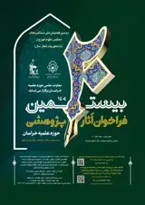 بیستمین فراخوان آثار پژوهشی حوزه علمیه خراسان