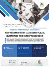 پوستر اولین همایش بین المللی پژوهش های نوین در مدیریت، حقوق، علوم انسانی و کارآفرینی