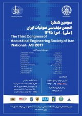 پوستر سومین کنگره انجمن مهندسی صوتیات ایران