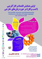 پوستر اولین همایش اقتصاد و کارآفرینی ( کسب و کار) در حوزه زبان های خارجی