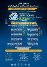 پوستر اولین کنگره بین المللی چشم انداز مدیریت کلاس جهانی در ایران
