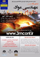 پوستر کنفرانس ملی مهندسی مواد، متالورژی و معدن ایران