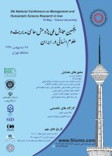 پوستر پنجمین همایش ملی پژوهش های مدیریت و علوم انسانی در ایران