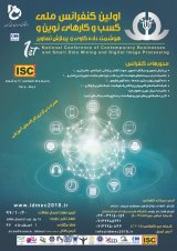 پوستر اولین کنفرانس ملی کسب و کارهای نوین و هوشمند داده کاوی و پردازش تصاویر