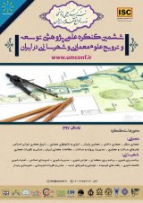 پوستر ششمین کنگره علمی پژوهشی توسعه و ترویج علوم معماری و شهرسازی ایران